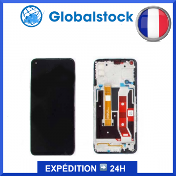 Ecran LCD + Vitre tactile sur châssis pour OPPO A72 + Outils