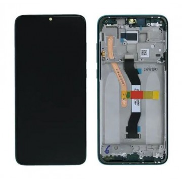 Ecran LCD + Vitre tactile avec châssis pour Xiaomi Redmi note 8 pro vert + Outils