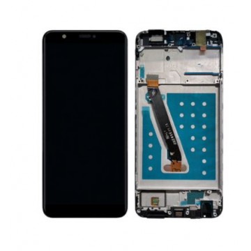 Ecran LCD + vitre tactile sur Châssis pour Huawei Ascend P Smart Noir + outils