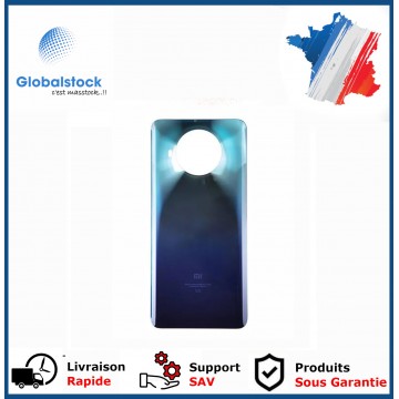 Vitre arrière pour XIAOMI MI 10T LITE ( 5G ) M2007J17G bleu LOGO + CE