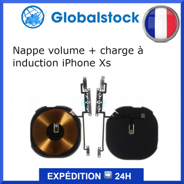 Nappe volume + charge à induction (Nfc) pour iPhone Xs