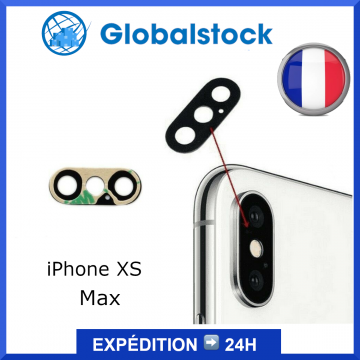 Lentille Caméra Appareil Photo Vitre Arrière Verre + Adhésif pour iPhone XS MAX