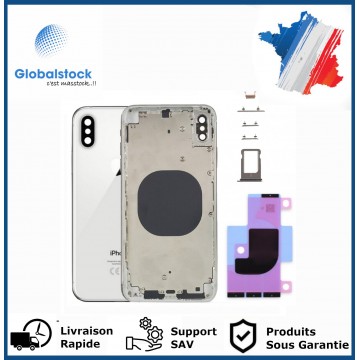 Chassis arrière pour IPhone XS Max Blanc Nu
