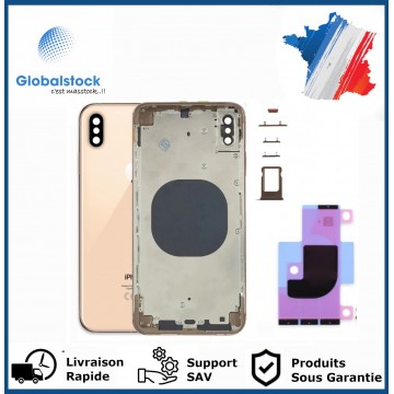 Chassis arrière pour IPhone XS Max Or Nu