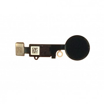 Nappe bouton home factice pour iPhone 7 Noir