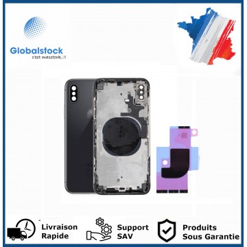 Chassis arrière pour IPhone XS Max Noir Nu