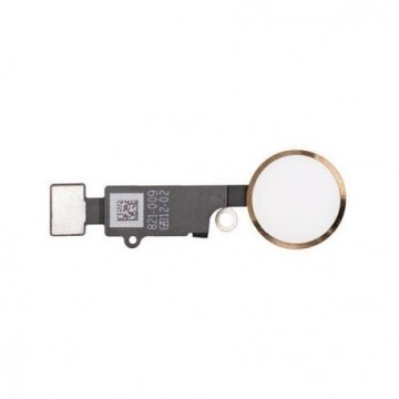 Nappe bouton home factice pour iPhone 7 /Gold Or