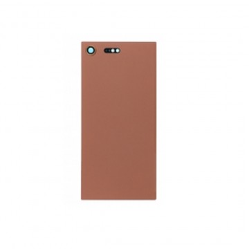 Vitre arrière pour Sony Xperia XZ Premium Rose avec lentille caméra