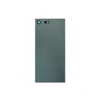 Vitre arrière pour Sony Xperia XZ Premium Argent avec lentille caméra