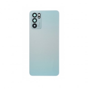Vitre arrière pour Oppo Reno6 5G CPH2251 Aurora avec lentille caméra