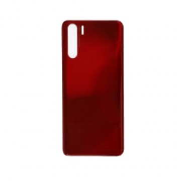 Vitre arrière ( Cache batterie) avec adhésive pour Oppo A91 Rouge