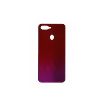 Vitre arrière pour Oppo A7x Rouge