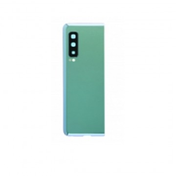 Vitre arrière pour Samsung Galaxy Fold Fold 5G Argent avec lentille caméra