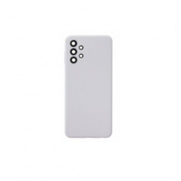 Vitre arrière pour Samsung Galaxy A13 A135 Blanc avec lentille caméra