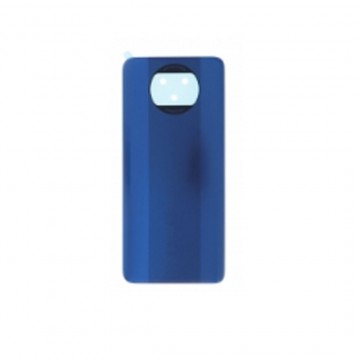 Vitre arrière ( Cache batterie) avec adhésive pour Xiaomi Poco X3/Poco X3 NFC Bleu HQ