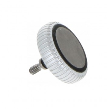 Bouton Home /Molette de réglage pour Apple Watch Series 4 40mm - 4 44mm/Series 5 40mm - 44mm/SE 40mm - 44mm GPS Argent