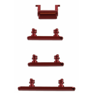 Pack Bouton power + volume + vibreur pour iPhone Xr Rouge