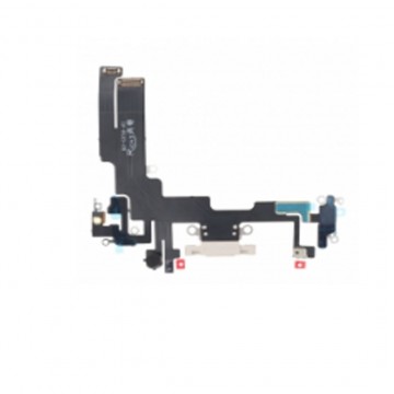 Nappe connecteur de charge pour iPhone 14 Blanc