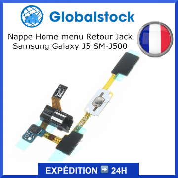 Nappe Touche Tactile Home Menu Retour Prise Jack pour Samsung Galaxy J5 SM-J500F