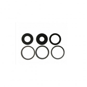 Lentille en verre caméra arrière pour iPhone 13 Pro 6,1"/13 Pro Max 6,7" Black 6pcs in one set