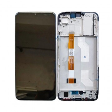 Ecran LCD + Vitre tactile sur châssis pour VIVO Y21s Noir + Outils