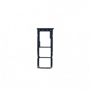 Tiroir double SIM + micro SD pour Samsung Galaxy A21S (A217F) Bleu Prisme
