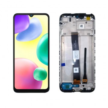 Écran pour xiaomi Redmi 10A Noir LCD sur châssis