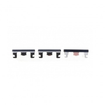 Bouton Power ON/OFF Volume pour Oppo Reno6 Pro 5G MediaTek CPH2249 3pcs in one set Noir