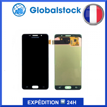 Ecran LCD OLED + vitre tactile pour Samsung Galaxy A5 2016 (A510F) Noir