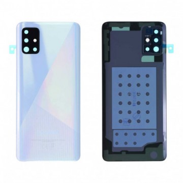 Vitre arrière d'origine pour Samsung Galaxy A51 (A515F) / A51 5G (A516N) Blanc