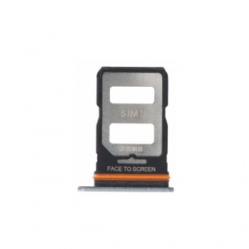 Tiroir carte sim pour Xiaomi 12T/12T Pro Double sim Argent