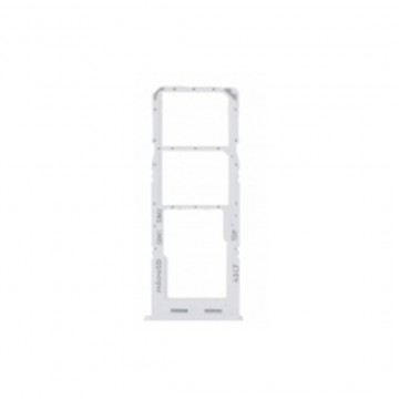 Tiroir Double SIM + SD pour Samsung Galaxy A23 5G A236 double carte Argent