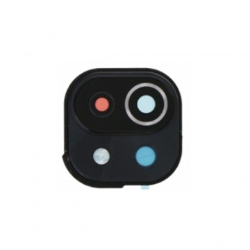 Lentille en verre caméra arrière pour Xiaomi Mi 11 Lite/11 Lite 5G/11 Lite 5G NE Noir