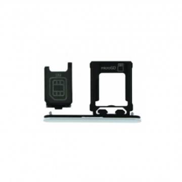 Tiroir sim pour Sony Xperia XZ1 Compact Single Card Version Argent