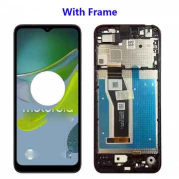 Ecran LCD + Vitre tactile sur châssis pour Motorola Moto E13 Noir + Outils