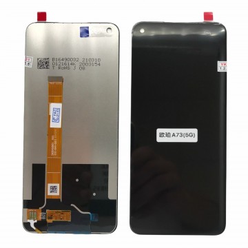 Ecran LCD + Vitre tactile pour Oppo A73 5G CPH2161 OEM Noir + Outils