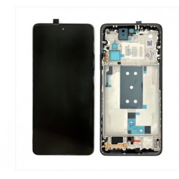 Ecran LCD + Vitre tactile avec châssis pour Xiaomi 11T/11T Pro Noir + Outils