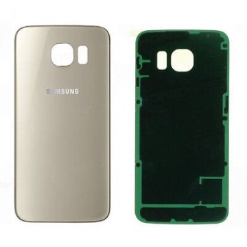 Vitre arrière pour Samsung Galaxy S6 plus Or