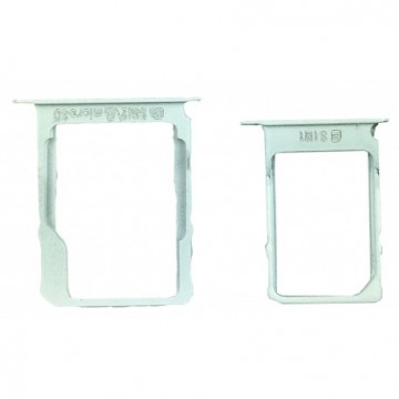 Tiroir Sim + Micro SD pour Samsung Galaxy A3 (A300F) Blanc