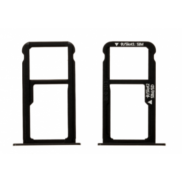 Tiroir SIM + SD pour Huawei Mate 9 Noir