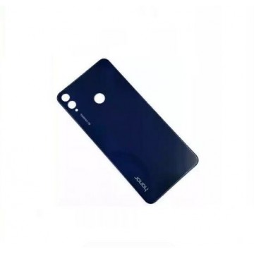 VITRE ARRIÈRE COQUE BATTERIE pour HONOR 8x /BLUE LOGO+ADHÉSIF Bleu