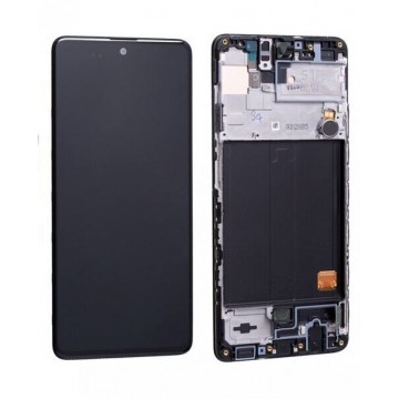 Écran pour Samsung Galaxy A51 5G (A515F)/(A516N) OLED Noir LCD sur châssis