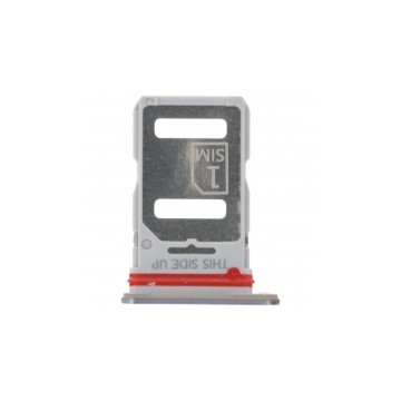 Tiroir carte sim pour Motorola Edge 30 Fusion Double Sim Argent