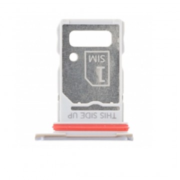 Tiroir carte sim pour Motorola Edge X30 XT-2201 Double Sim Argent