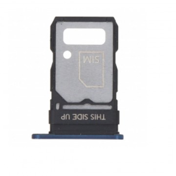 Tiroir carte sim pour Motorola Edge 2021 Single Card Bleu