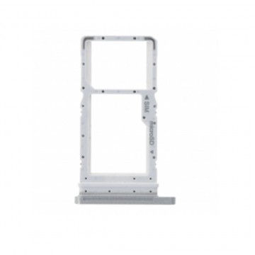 Tiroir SIM + Micro SD pour Samsung Galaxy Tab A7 10.4 2020 T505 Argent