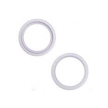 Lentille en verre caméra arrière pour iPhone 14/14 Plus 2pcs in one set Violet
