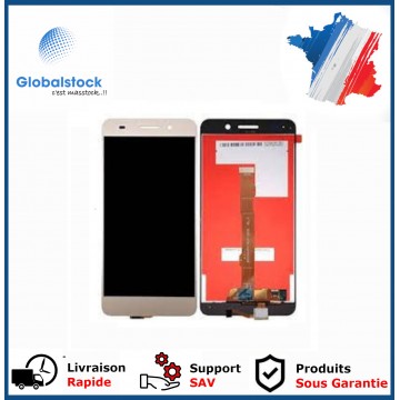 Ecran LCD + Vitre tactile pour Huawei Y6II Gold/Or + Outils