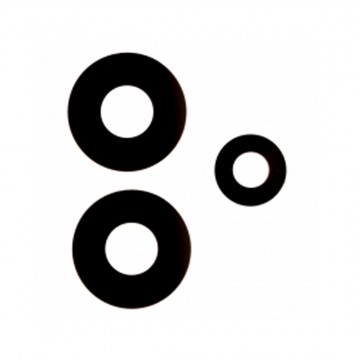 Lentille caméra arrière pour Xiaomi Redmi Note 12 4G Noir 3pcs in one set