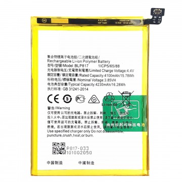 Batterie pour Oppo A15 CPH2185/A35/A12 BLP817 4230mAh